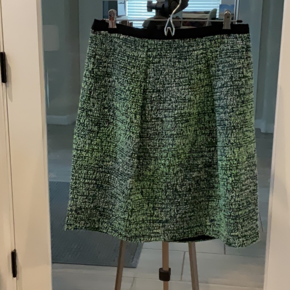 J Crew EUC Multicolor Tweed Skirt size 6